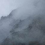 Pireneje kwiecień, mgły